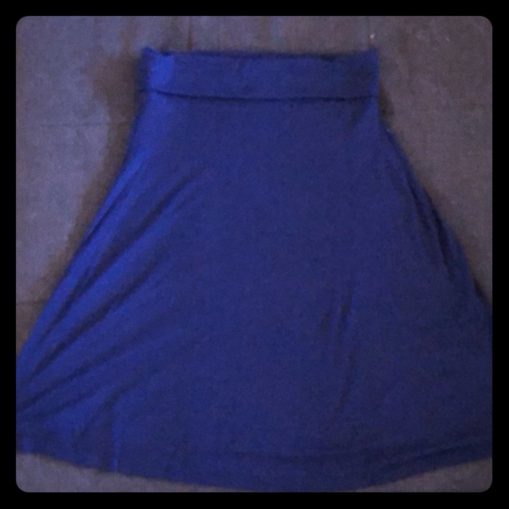 Navy blue A-Line skirt